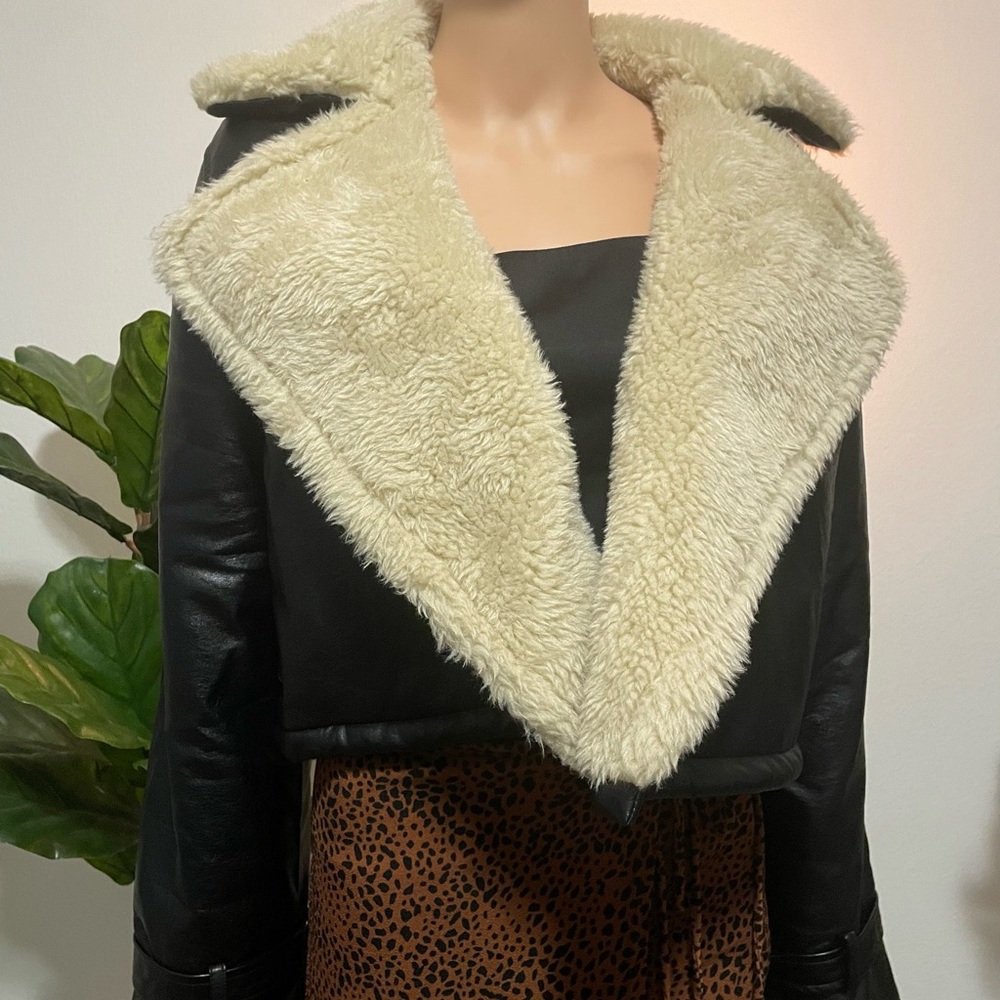 Lioness Cream Leather Jacket